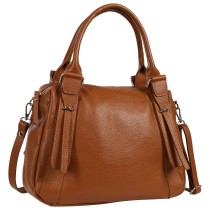 Toscanto Damen Umhängetasche Leder Tasche braun OTT855UC6