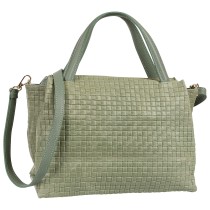 Toscanto Damen Handtasche Leder Tasche hellgrün OTT856HL2