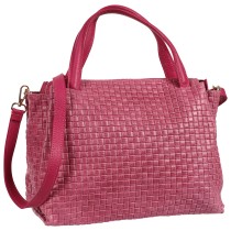 Toscanto Damen Handtasche Leder Tasche fuchsia pink OTT856HP3