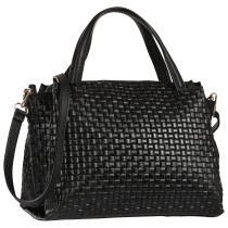 Toscanto Damen Handtasche Leder Tasche schwarz OTT856HS1