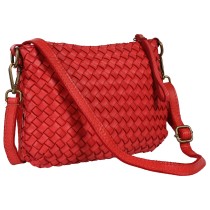 Toscanto Damen Umhängetasche Leder Tasche rot OTT859UR3