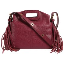 Toscanto Damen Handtasche Leder Tasche bordeaux rot OTT868HD5