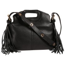 Toscanto Damen Handtasche Leder Tasche schwarz OTT868HS1