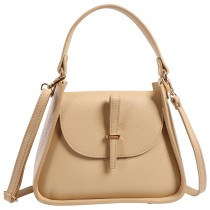 Toscanto Damen Schultertasche Leder Tasche beige camel OTT871SI5