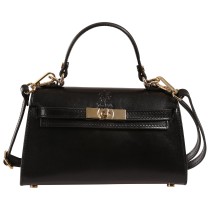 Toscanto Damen Handtasche Leder Tasche schwarz OTT875HS1