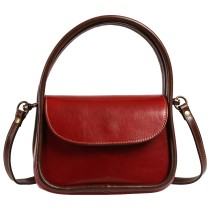 Toscanto Damen Handtasche Leder Tasche bordeauxrot braun OTT877HD5