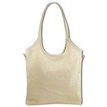 Toscanto Damen Umhängetasche Leder Tasche beige OTTM112UI