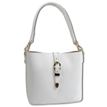Toscanto Damen Umhängetasche Leder Tasche weiß OTTM812UW