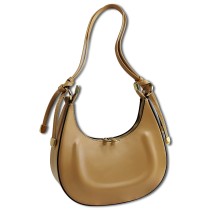 Toscanto Damen Umhängetasche Leder Tasche braun taupe OTTM814UC