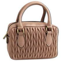 Toscanto Damen Handtasche Schultertasche Leder Tasche altrosa OTTM815SA