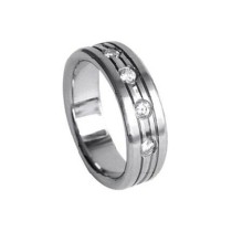 SilberDream Titan Ring Herren Damen Titanringe Gr.17 RXT4047