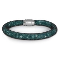 SilberDream Glitzerarmband Minikristalle grün 20cm Armband Damen SDA050G0