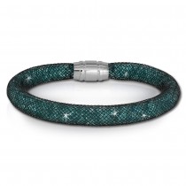 SilberDream Glitzerarmband Minikristalle grün 18cm Armband Damen SDA050G9