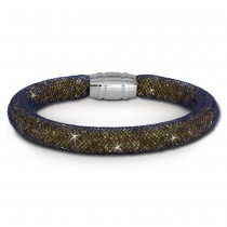 SilberDream Glitzerarmband Minikristalle goldfarben 18cm Armband Damen SDA050N9