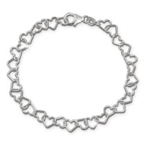 SilberDream Armband Herzen 925 Sterling Silber Damen 19cm SDA2529J