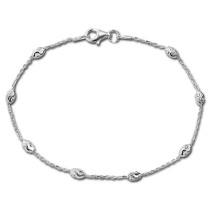 SilberDream Armband -Typhoon- 925 Silber poliert diamantiert ca. 19cm SDA3019J