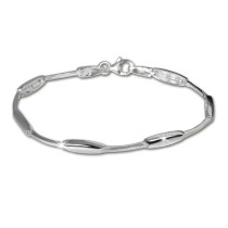 SilberDream Armband Design 925 Sterling Silber 19,3cm Silberarmband SDA404