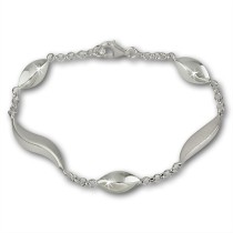 SilberDream Armband Wave 925 Sterling Silber 19,5cm SDA410