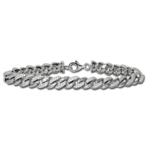 SilberDream Armband Glamour 925 Silber Zirkonia weiß 19cm Damen SDA4791W