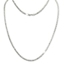 SilberDream Königskette 2mm 925 Sterling Silber Kette Unisex 45cm SDKK0025J