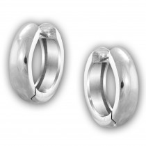 SilberDream Creole Glanz 14mm 925 Sterling Silber Ohrring SDO4300J