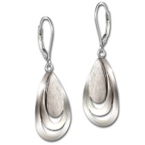 SilberDream Ohrhänger Tränen 925 Sterling Silber Damen Ohrring SDO4349J