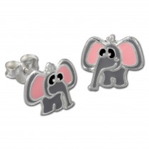 Kinder Ohrring Elefant Silber Ohrstecker Kinderschmuck TW SDO8107K