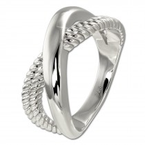 SilberDream Ring Crossed Gr.56 Silberring aus 925er Silber SDR413J56