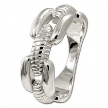 SilberDream Ring Bandring massiv Gr.60 Silberring aus 925er Silber SDR415J60