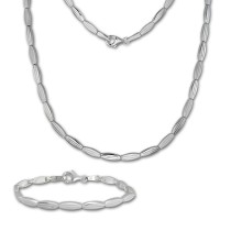 SilberDream Schmuck Set Fantasie Collier & Armband Damen 925 Silber SDS441J