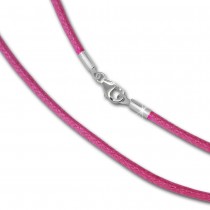 IMPPAC Textil Kette 925 pink für European Beads SML8470