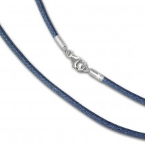 IMPPAC Textil Kette 925 graublau für European Beads SML8645