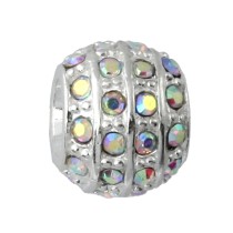 IMPPAC 925 Silber Bead Kugel Zirkonia European Beads SMQ191F