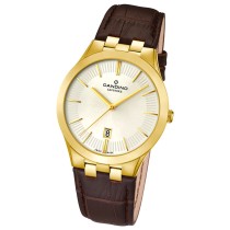 Candino Herren-Armbanduhr Timeless analog Quarz Leder UC4542/1