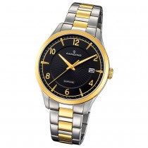 Candino Herren-Armbanduhr Edelstahl silber gold C4631/2 Quarz Klassisch UC4631/2
