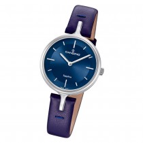 Candino Damen Armband-Uhr Lady Elegance C4648/2 Quarzuhr Leder blau UC4648/2
