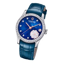 Candino Damen Armbanduhr Elegance C4721/3 Analog Leder marineblau UC4721/3