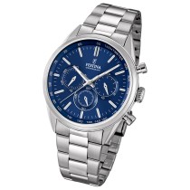 FESTINA Herren-Armbanduhr Timeless Chronograph Quarz Edelstahl silber UF16820/2