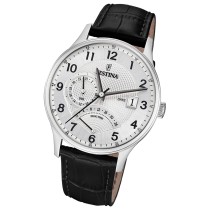 Festina Herrenuhr Klassik Armbanduhr Leder schwarz UF16983/A