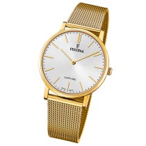 Festina Herrenuhr Edelstahl gold Festina Swiss Made Armbanduhr UF20022/1