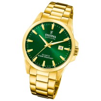 Festina Herrenuhr Edelstahl gold Festina Swiss made Armbanduhr UF20044/5