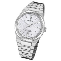 Festina Herrenuhr Swiss Made Armbanduhr Edelstahl silber UF20051/1