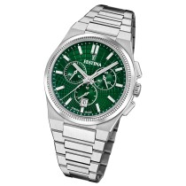 Festina Herrenuhr Swiss Made Armbanduhr Edelstahl silber UF20059/3