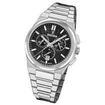 Festina Herrenuhr Swiss Made Armbanduhr Edelstahl silber UF20059/4