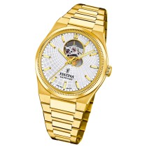 Festina Herrenuhr Swiss Made Armbanduhr Edelstahl gold UF20062/1