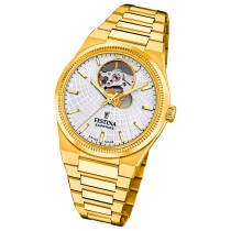 Festina Damenuhr Swiss Made Armbanduhr Edelstahl gold UF20064/1