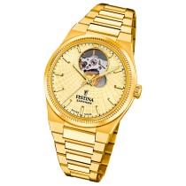 Festina Damenuhr Swiss Made Armbanduhr Edelstahl gold UF20064/2