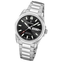 Festina Herrenuhr Swiss Made Armbanduhr Edelstahl silber UF20073/5