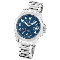 Festina Herrenuhr Swiss Made Armbanduhr Edelstahl Leder Textil blau UF20081/2