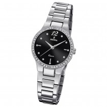 Festina Damen Armband-Uhr F20240/2 Quarz Edelstahl silber UF20240/2
